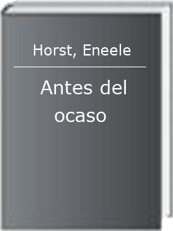 Antes del ocaso
