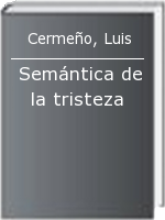 Semántica de la tristeza